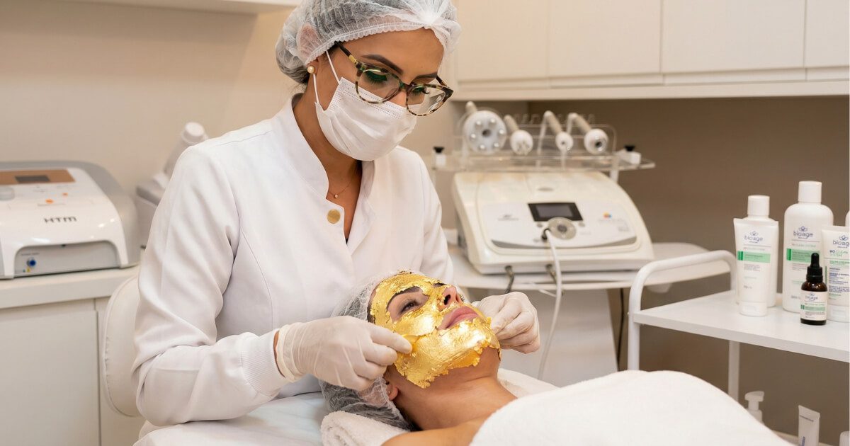Ambiente interno da Estética Vital Beauty — sala de atendimento