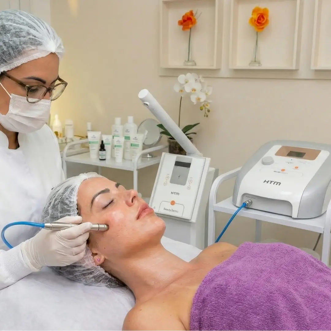 Limpeza com Peeling de Diamante